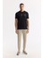 Erkek Siyah Bisiklet Yaka Baskılı Bi Stretch Interlok T-shirt A51y1044 6