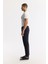 Erkek Siyah Slim Fit Beli Lastikli Bi Stretch Kumaş Pantolon A51y3077 2