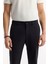 Erkek Siyah Slim Fit Beli Lastikli Bi Stretch Kumaş Pantolon A51y3077 4