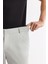 Erkek Açık Gri Slim Fit Beli Lastikli Bi Stretch Kumaş Pantolon A51y3077 5