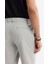 Erkek Açık Gri Slim Fit Beli Lastikli Bi Stretch Kumaş Pantolon A51y3077 6