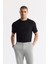 Erkek Açık Gri Slim Fit Beli Lastikli Bi Stretch Kumaş Pantolon A51y3077 7