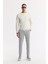 Erkek Ekru Bisiklet Yaka Jakarlı Elastan Sweatshirt A51y1228 6