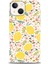 iPhone 14 Kılıf Hd Baskılı - Limon ve Çiçekler 1