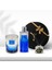 Delicate Blue 300GR Mum & Delicate Blue Kolonya 250ML & Nevin Diffuser 150ML Hediye Seti 1