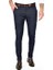 Kendinden Desenli Slim Fit Likralı Keten Pantolon 2502310 1