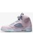 Air Jordan 5 Retro Se Leather Sneaker Hakiki Deri Bilekli Reflektörlü Günlük Spor Ayakkabı Pembe 1