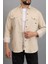 Erkek Slim Fit Dar Kalıp Likralı Kot Gömlek 3