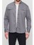 Erkek Slim Fit Dar Kalıp Likralı Kot Gömlek 1