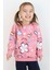 Kız Çocuk Sweatshirt Bahar Temalı Çicek Desenli 2-6 Yaş, Gülkurusu 1