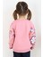 Kız Çocuk Sweatshirt Bahar Temalı Çicek Desenli 2-6 Yaş, Gülkurusu 2