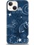 iPhone 13 Kılıf Hd Baskılı - Notalar ve Kalpler Mavi 1