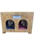 Kedi Evi Dış Ortam Uygun Ahşap Kedi Evi Double Osb Minderli 61x41x36 cm 1