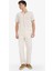 %100 Pamuk Regular Fit Polo Yaka Keten Görünümlü Yazlık Kısa Kollu Gömlek D7531AX25SP 2