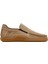 Erkek Bej Nubuk Deri Casual Loafer 25SFD8000V3 1