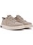 Erkek Bej Bağcıklı Desenli Kumaş Sneaker 25sfd69326f 3