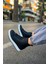 Bağcıklı Erkek Sneaker Bot Siyah 2
