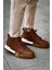 Bağcıklı Erkek Sneaker Bot Taba 3