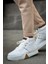Bağcıklı Erkek Sneaker Bot Beyaz Beyaz 3