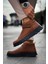 Cırtlı Erkek Sneaker Bot Taba 3
