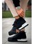 Bağcıklı Erkek Sneaker Bot Siyah Siyah 1