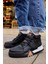 Bağcıklı Erkek Sneaker Bot Siyah Siyah 2