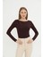 Kadın Kayık Yaka Basic Uzun Kollu Body Likralı Bluz Viskon Body 160 1