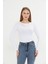Kadın Kayık Yaka Basic Uzun Kollu Body Likralı Bluz Viskon Body 160 4