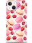 iPhone 14 Plus Kılıf Hd Baskılı - Makaron ve Çilekler 1