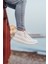 Bağcıklı Erkek Sneaker Bot Beyaz 3