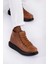 Bağcıklı Erkek Sneaker Bot Taba 1