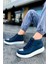 Bağcıklı Erkek Sneaker Bot Lacivert 1