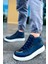 Bağcıklı Erkek Sneaker Bot Lacivert 3