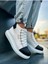 Bağcıklı Erkek Sneaker Bot Beyaz Siyah 2