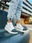 Bağcıklı Erkek Sneaker Bot Beyaz Antrasit 2