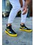 Bağcıklı Erkek Sneaker Bot Sarı 3