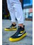Bağcıklı Erkek Sneaker Bot Sarı 4