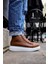 Bağcıklı Erkek Sneaker Bot Taba 3