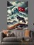 Kurt ve Türk Bayrağı Dekoratif Kanvas - Mdf Ahşap Tablo 1
