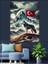 Kurt ve Türk Bayrağı Dekoratif Kanvas - Mdf Ahşap Tablo 2