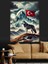 Kurt ve Türk Bayrağı Dekoratif Kanvas - Mdf Ahşap Tablo 3