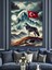 Kurt ve Türk Bayrağı Dekoratif Kanvas - Mdf Ahşap Tablo 4