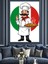 Italyan Şef ve Pizza Sanatı Dekoratif Kanvas - Mdf Ahşap Tablo 2