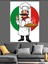 Italyan Şef ve Pizza Sanatı Dekoratif Kanvas - Mdf Ahşap Tablo 3