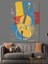 Gitar ve Müzik Sembolü Dekoratif Kanvas - Mdf Ahşap Tablo 4