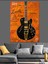 Vintage Gitar Afişi Dekoratif Kanvas - Mdf Ahşap Tablo 2