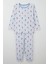 Erkek Çocuk Pijama Takımı Renkli Papağan Desenli 4-8 Yaş, Buz Mavisi 1