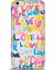 Apple iPhone 6 Kılıf Hd Baskılı - Renkli Love 1