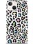 iPhone 14 Kılıf Hd Baskılı - Renkli Leopar 1