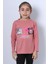 Kız Çocuk Uzun Kollu Tshirt 4 Mevsim Bisiklet Yaka Cool Edition Baskılı D45 1